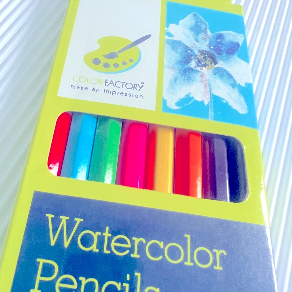 NEW 8 Watercolor Pencils | Crayons aquarelle